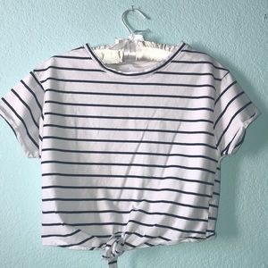 Striped Crop Tee!